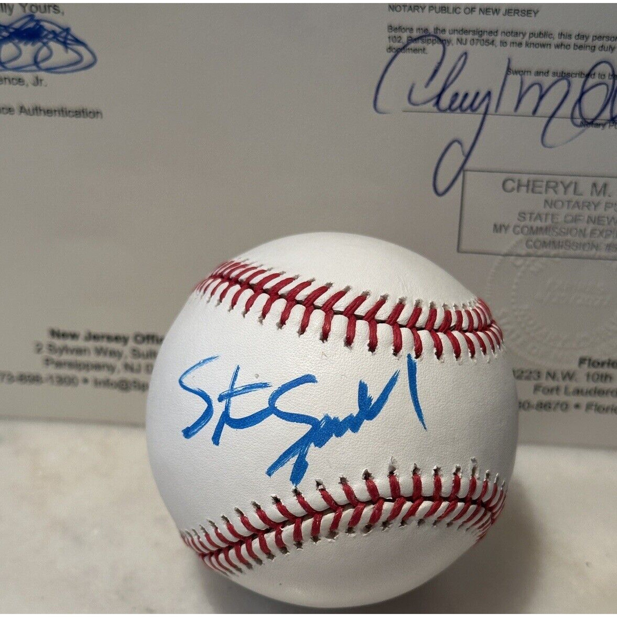 Steven Spielberg Autographed Official MLB Baseball JSA LOA Jaws Jurassic Park-Entertainment-Right Off The Field
