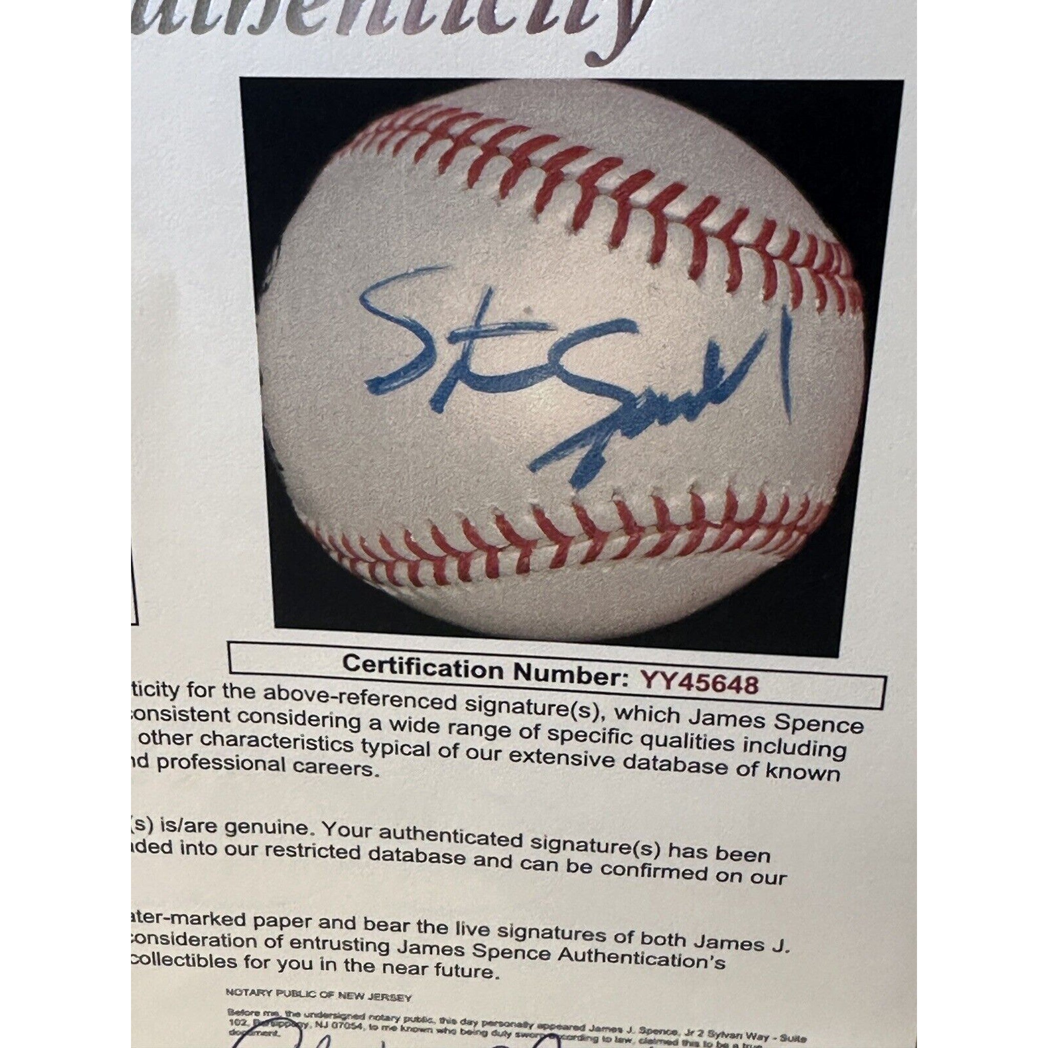 Steven Spielberg Autographed Official MLB Baseball JSA LOA Jaws Jurassic Park-Entertainment-Right Off The Field