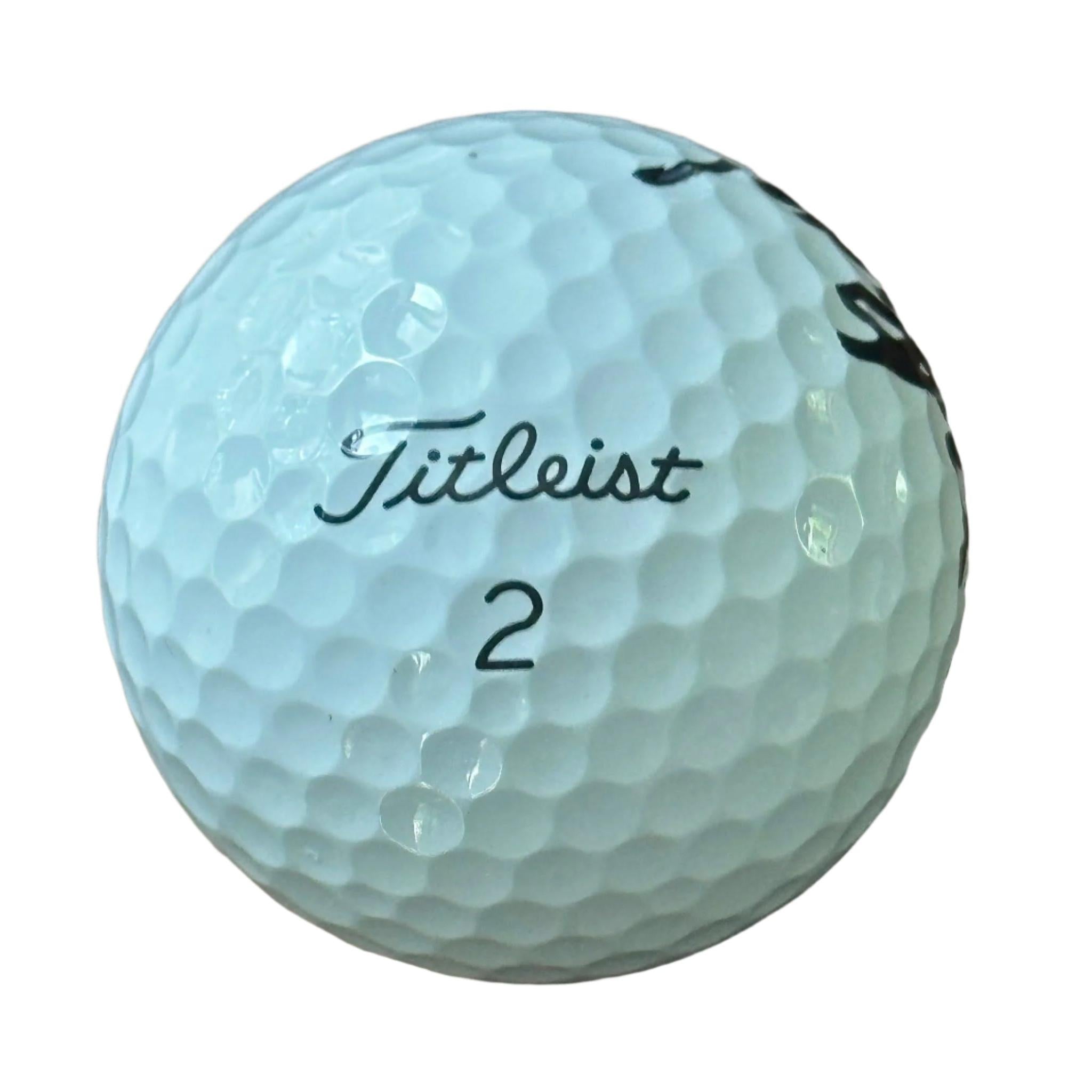 Tony Finau Autographed Titleist Pro V1 Golf Ball-Right Off The Field