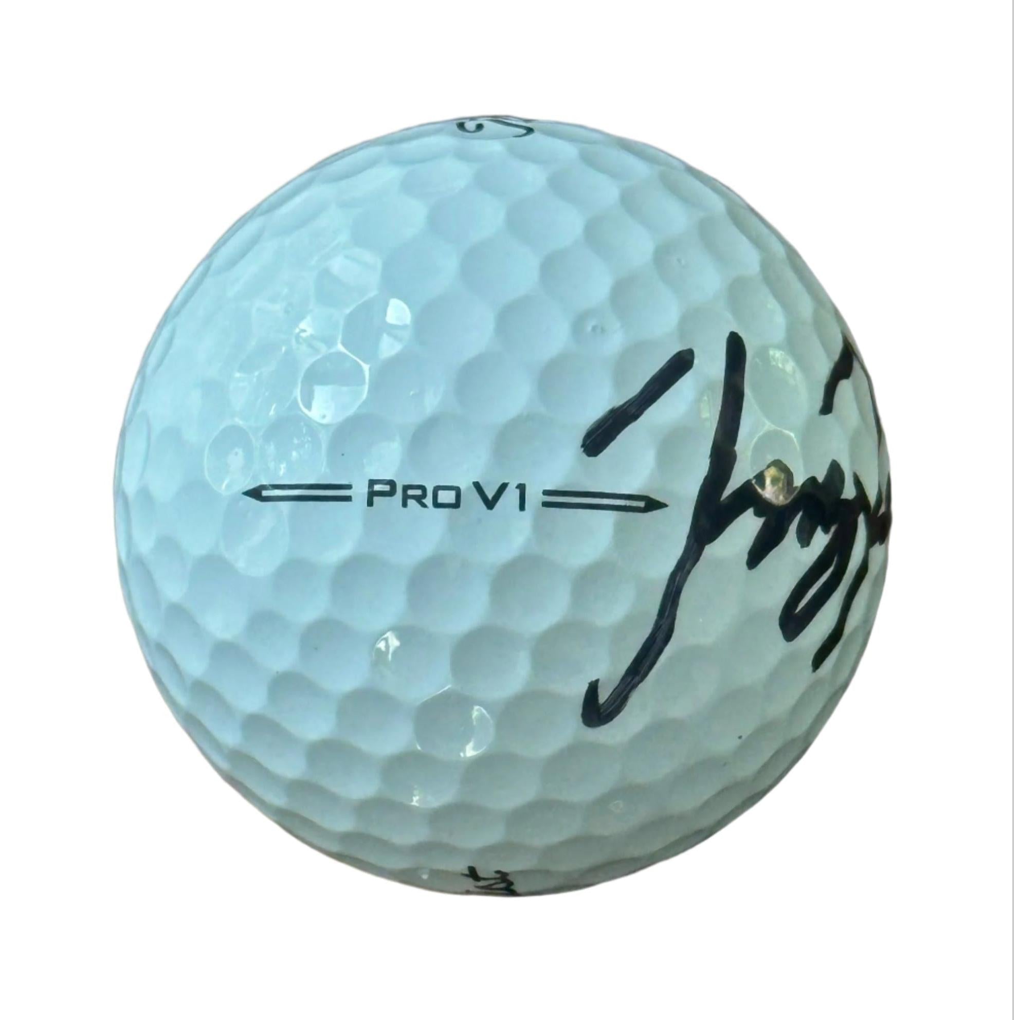 Tony Finau Autographed Titleist Pro V1 Golf Ball-Right Off The Field