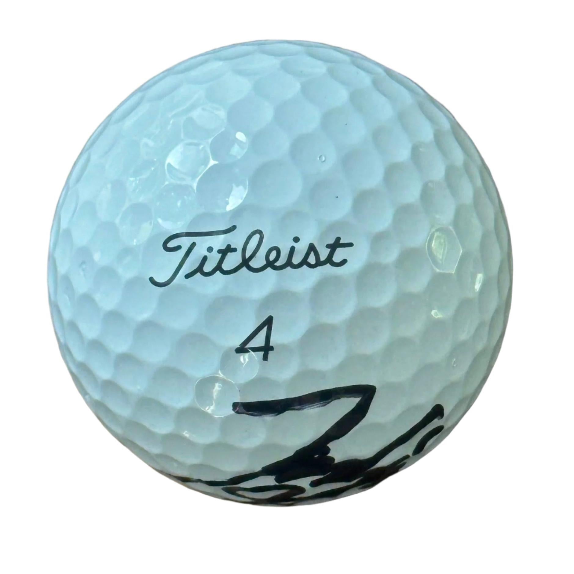 Tony Finau Autographed Titleist Pro V1 Golf Ball-Right Off The Field