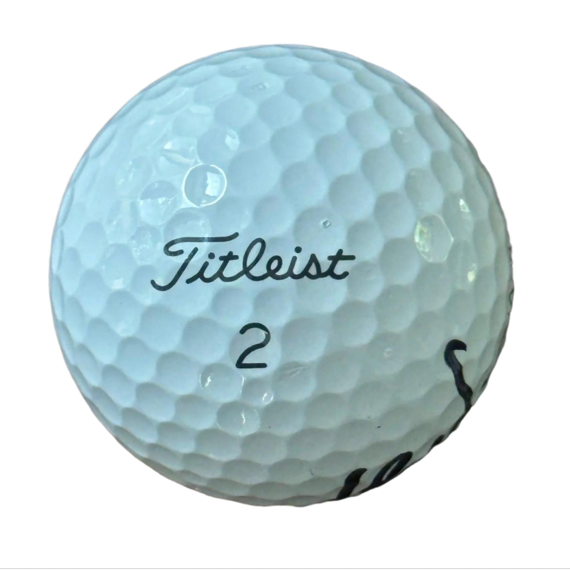 Tony Finau Autographed Titleist Pro V1 Golf Ball-Right Off The Field
