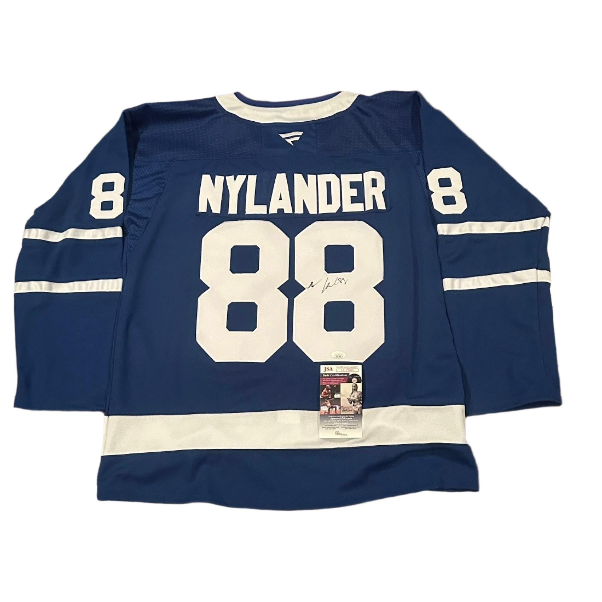William Nylander Autographed Toronto Maple Leafs Jersey JSA COA-Right Off The Field