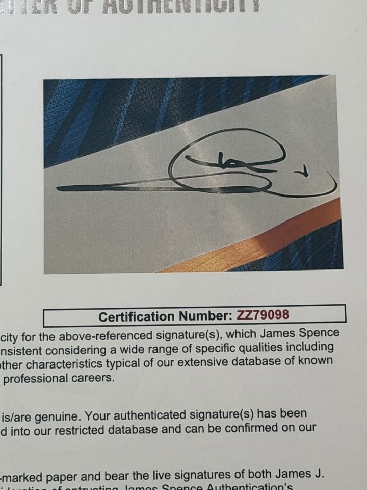 Zinedine Zidane Signed Autographed France Jersey JSA LOA-Right Off The Field