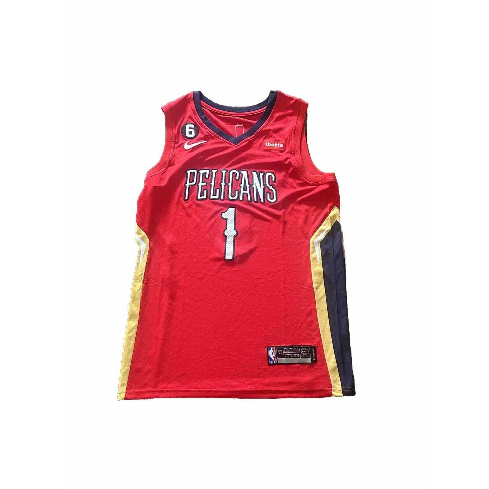 Zion Williamson Autographed New Orleans Pelicans Jersey JSA LOA Size 52-Basketball-Right Off The Field