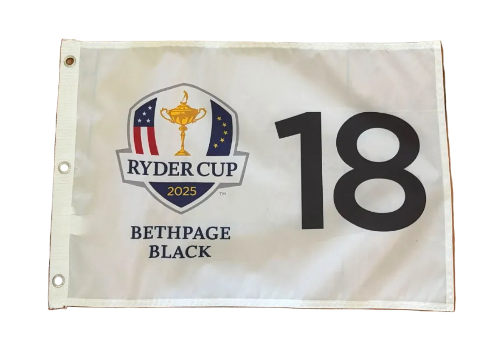 2025 Ryder Cup Bethpage Black Pin Flag-Right Off The Field
