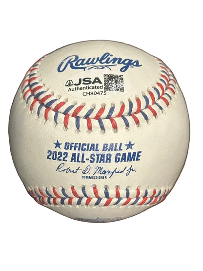 Austin Riley Autographed 2022 MLB All Star Game Baseball JSA COA Atlanta Braves