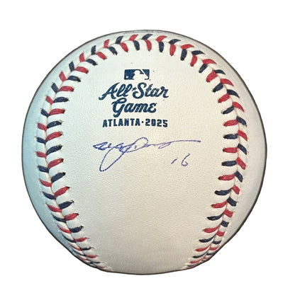 Yusei Kikuchi Autographed 2025 MLB All Star Game Baseball JSA COA Angels