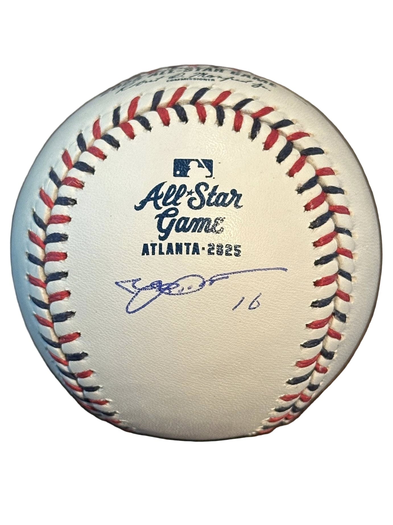 Yusei Kikuchi Autographed 2025 MLB All Star Game Baseball JSA COA Angels