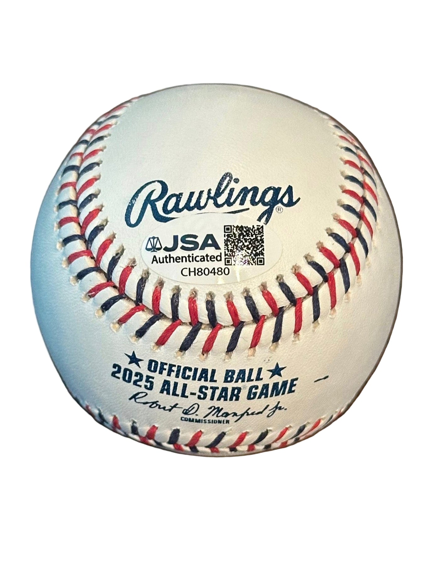 Yusei Kikuchi Autographed 2025 MLB All Star Game Baseball JSA COA Angels