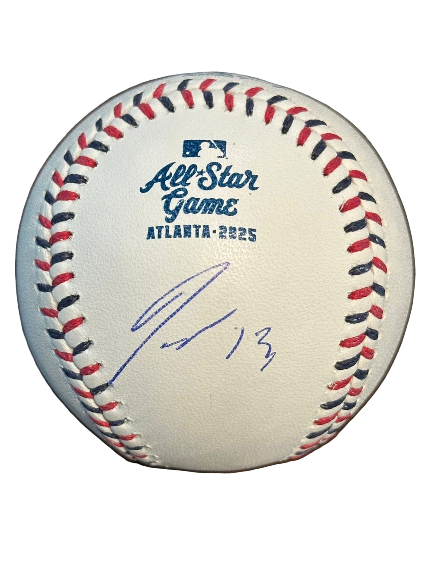 Ronald Acuna Jr Atlanta Braves Autographed 2025 MLB All Star Game Baseball