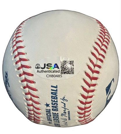 Don Mattingly Autographed Official MLB Baseball JSA COA New York Yankees