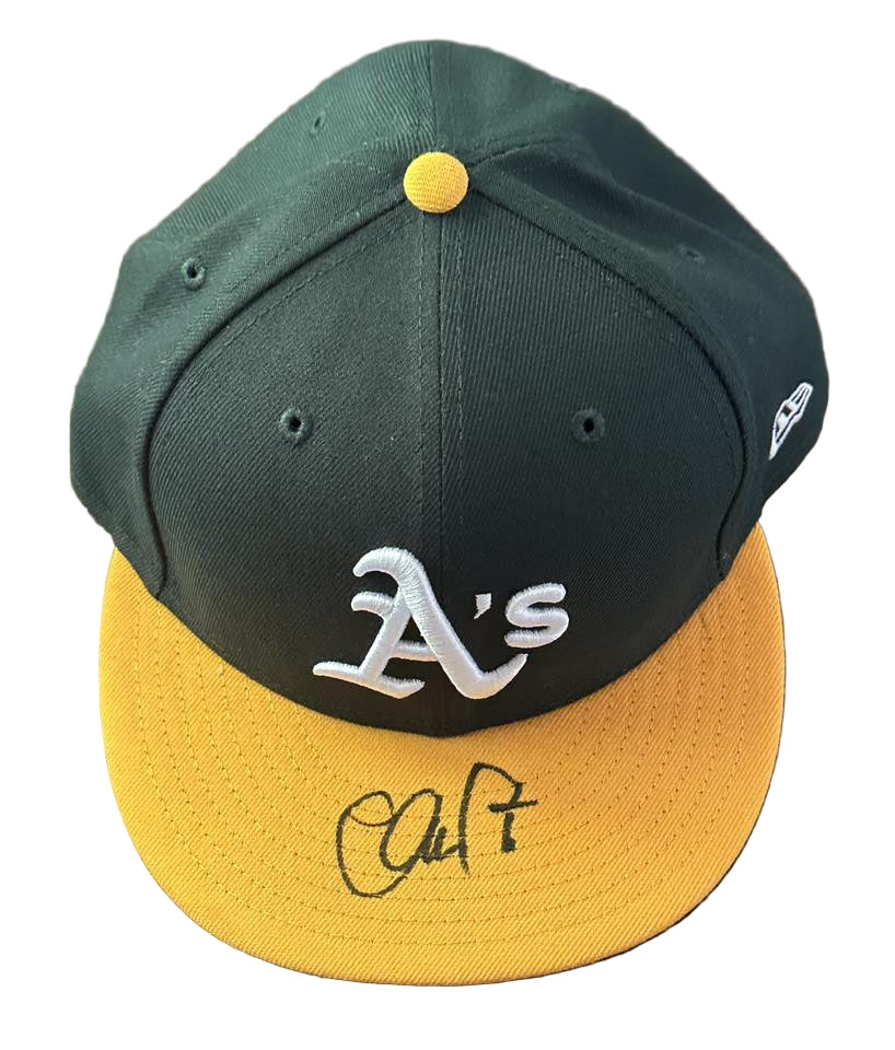 Chris Pratt Moneyball Autographed Oakland A's Authentic On-Field Hat JSA COA