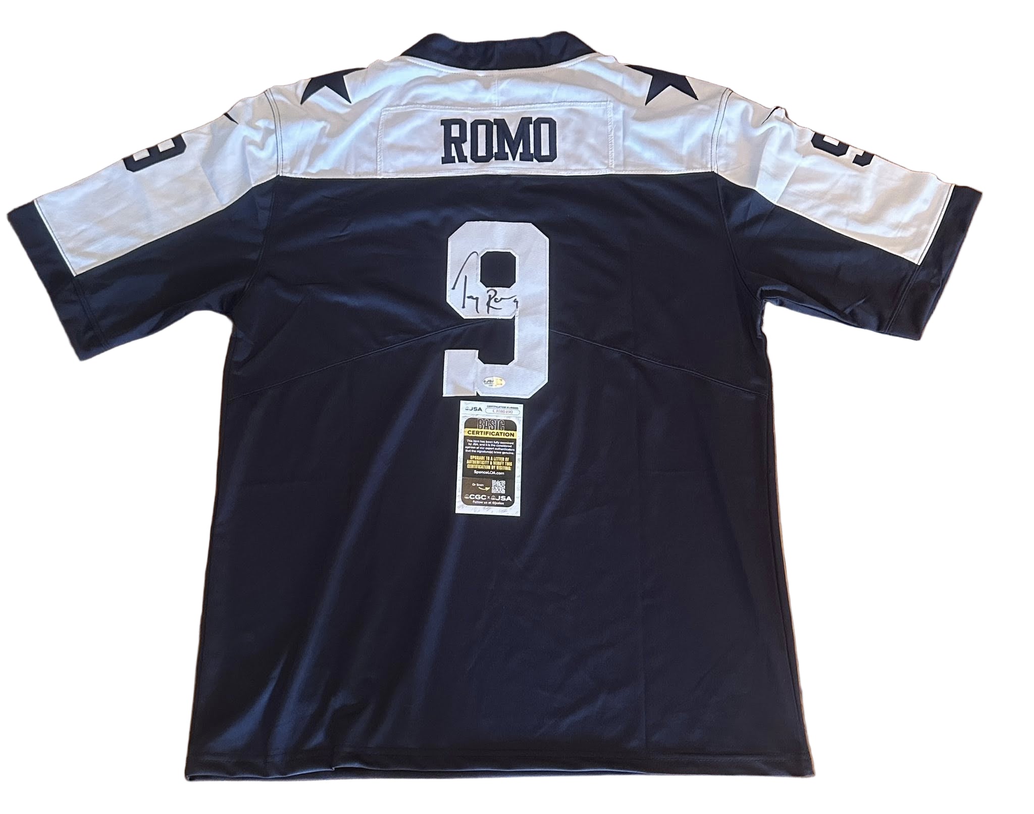Tony Romo Autographed Dallas Cowboys Jersey JSA COA