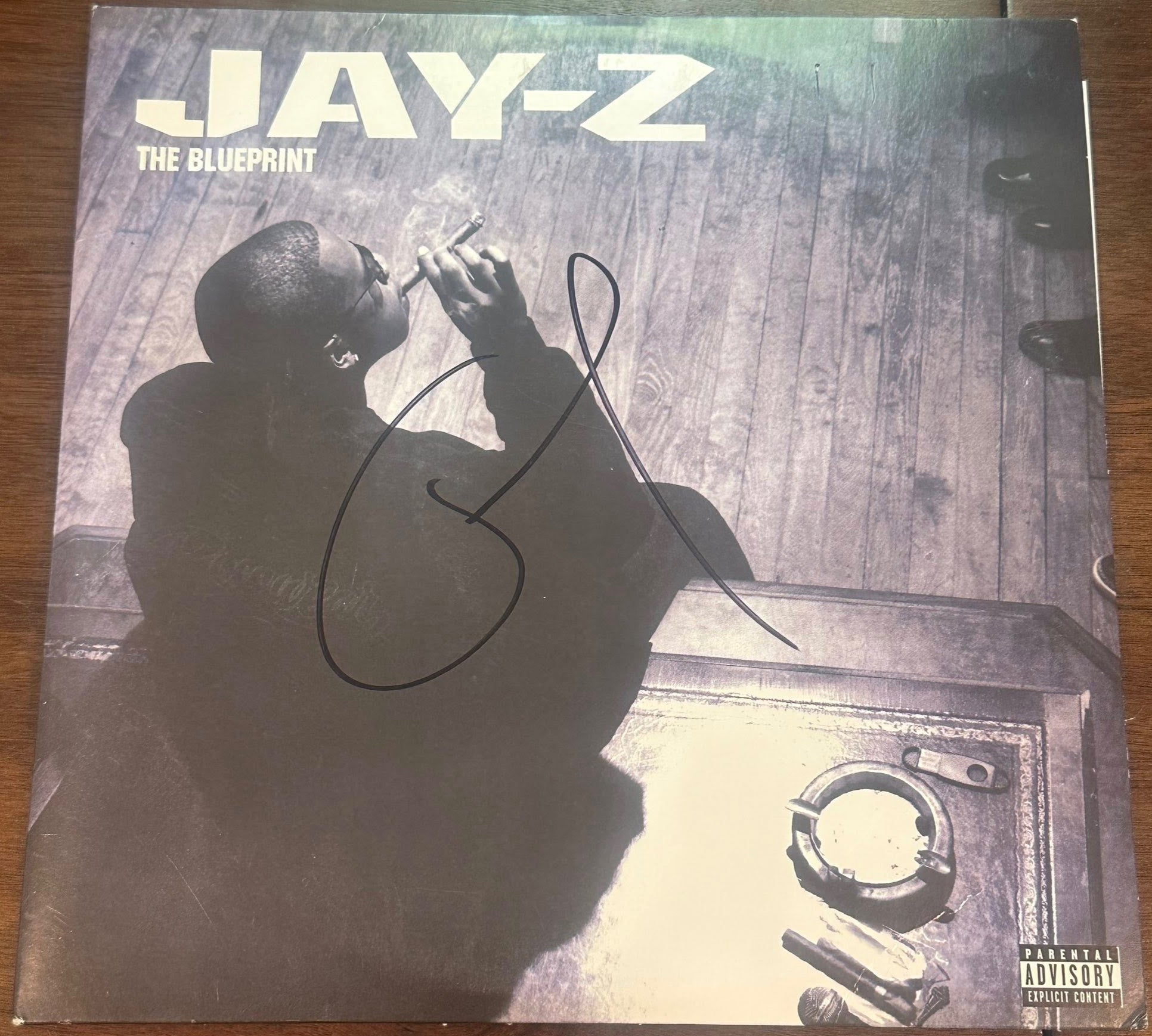 Jay-Z Autographed The Blueprint VINYL LP JSA LOA