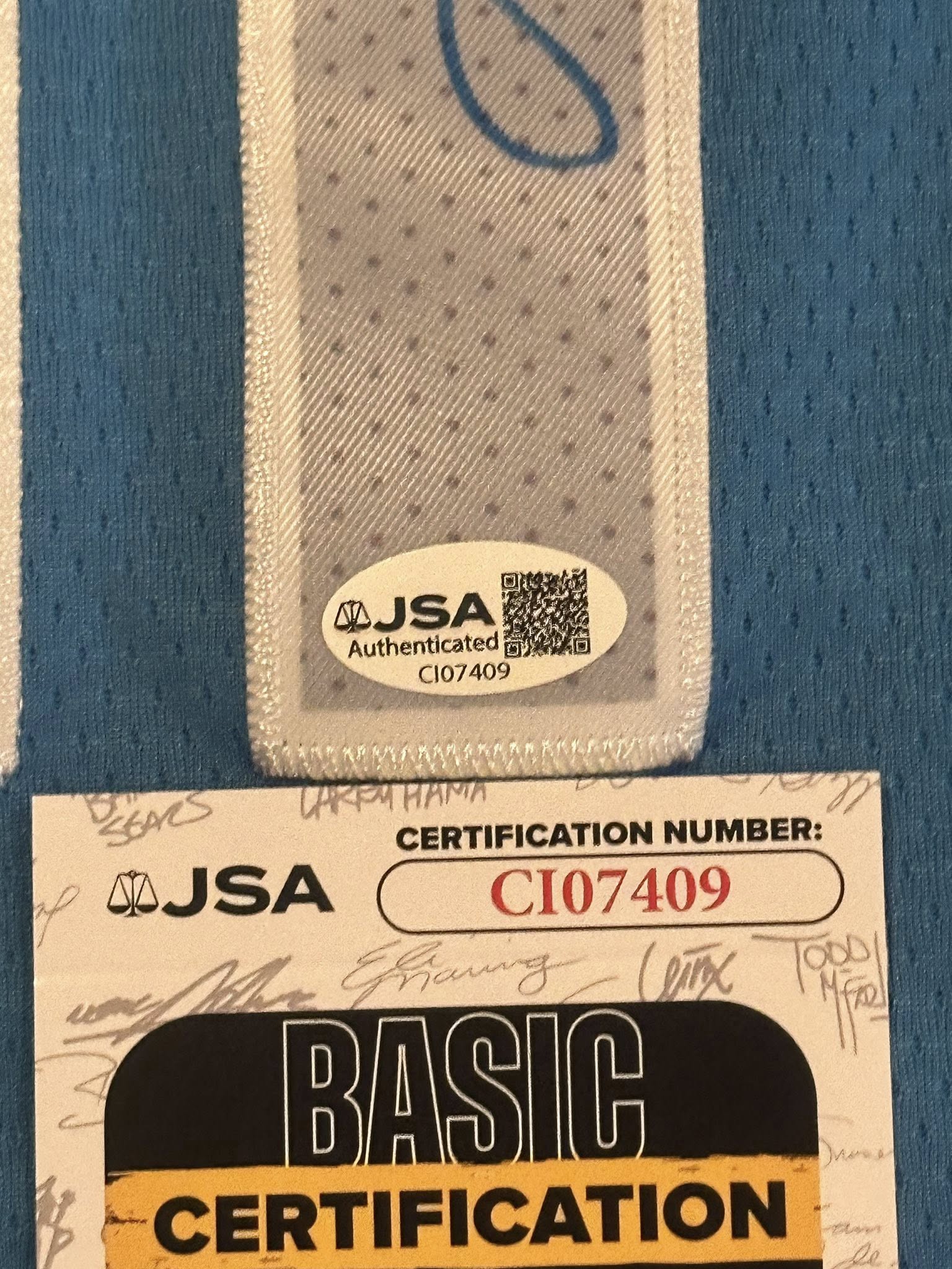 Kyrie Irving Autographed Dallas Mavericks Jersey JSA COA