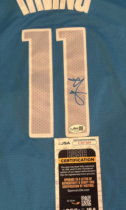 Kyrie Irving Autographed Dallas Mavericks Jersey JSA COA