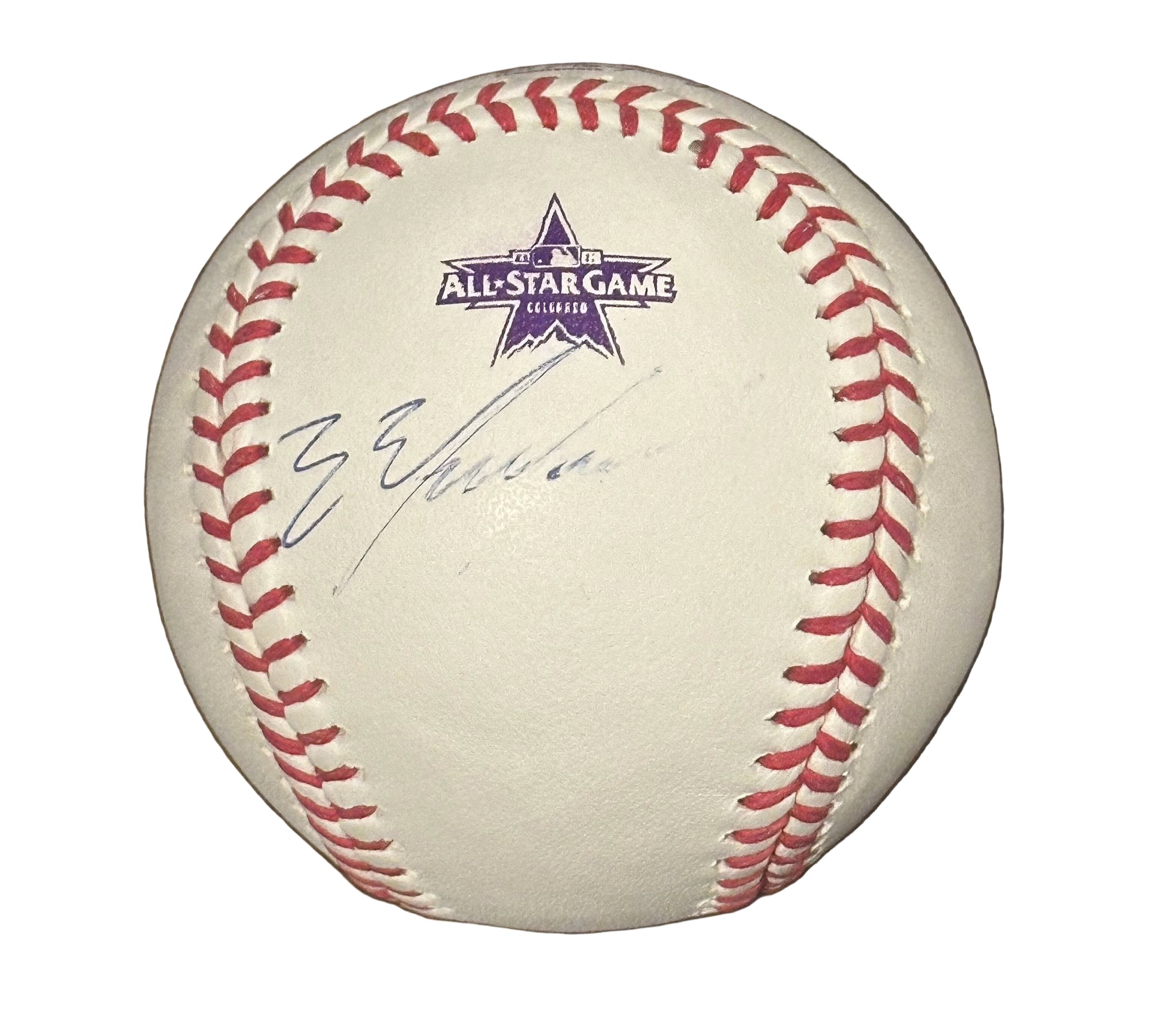 Eduardo Escobar Autographed 2021 MLB All Star Game Baseball Read Description