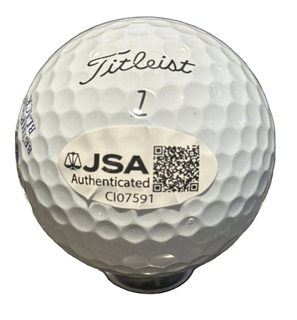 Rasmus Højgaard Autographed 2025 Ryder Cup Golf Ball JSA COA Team Europe