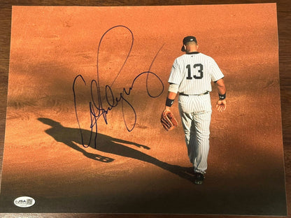 Alex Rodriguez New York Yankees Autographed 11x14 Photo JSA COA