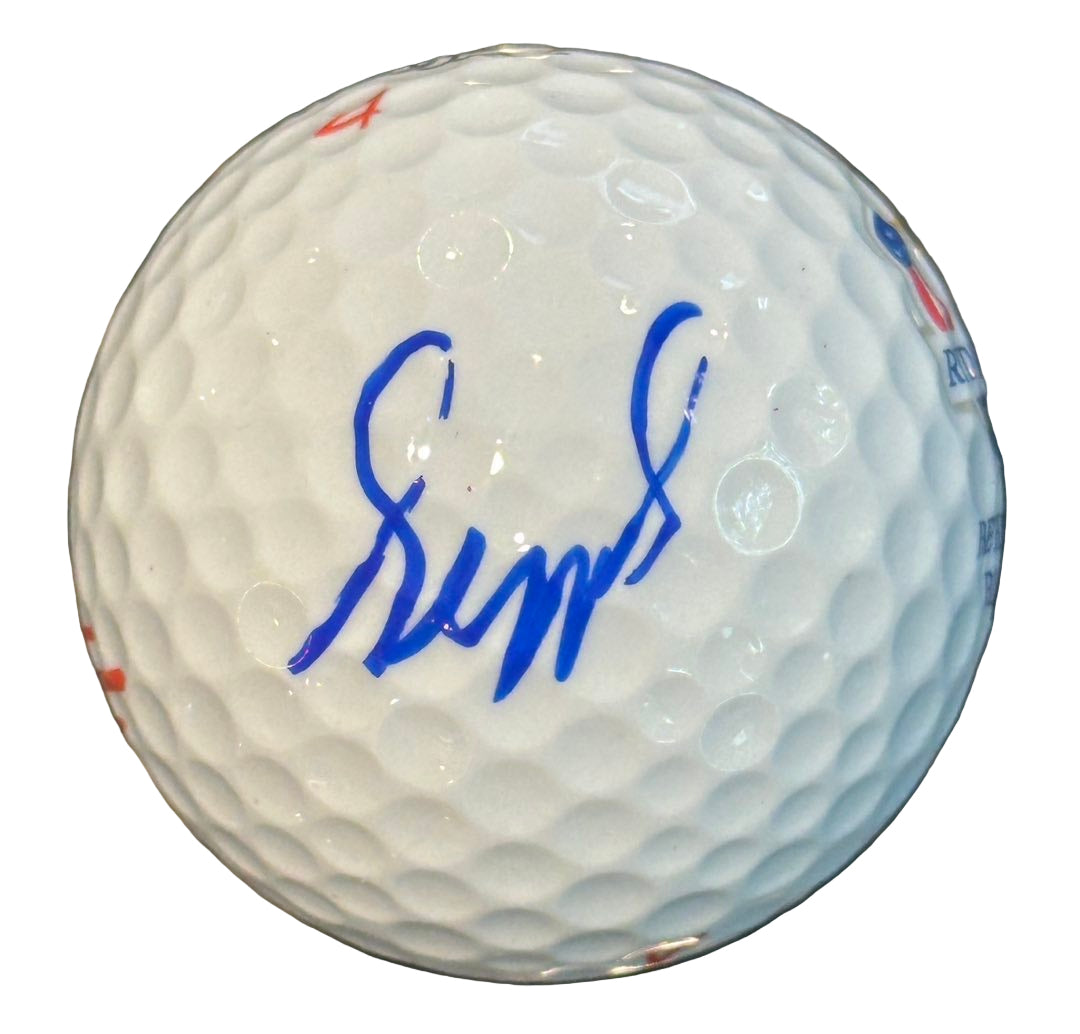 Sepp Straka Autographed 2025 Ryder Cup Golf Ball JSA COA Team Europe