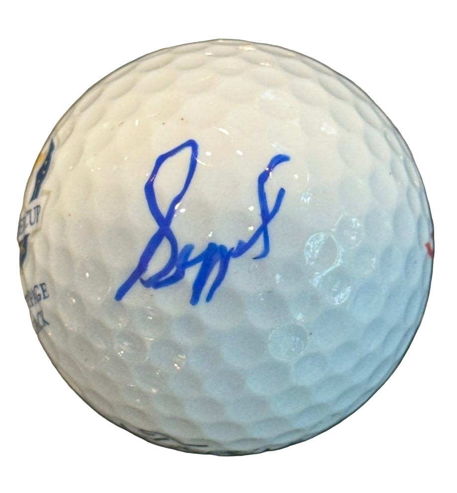 Sepp Straka Autographed 2025 Ryder Cup Golf Ball JSA COA Team Europe