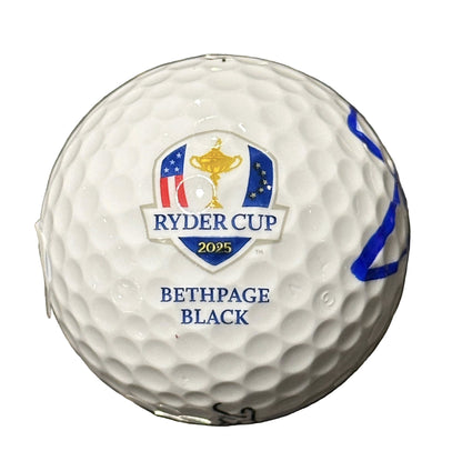 Shane Lowry Autographed 2025 Ryder Cup Golf Ball JSA COA Team Europe