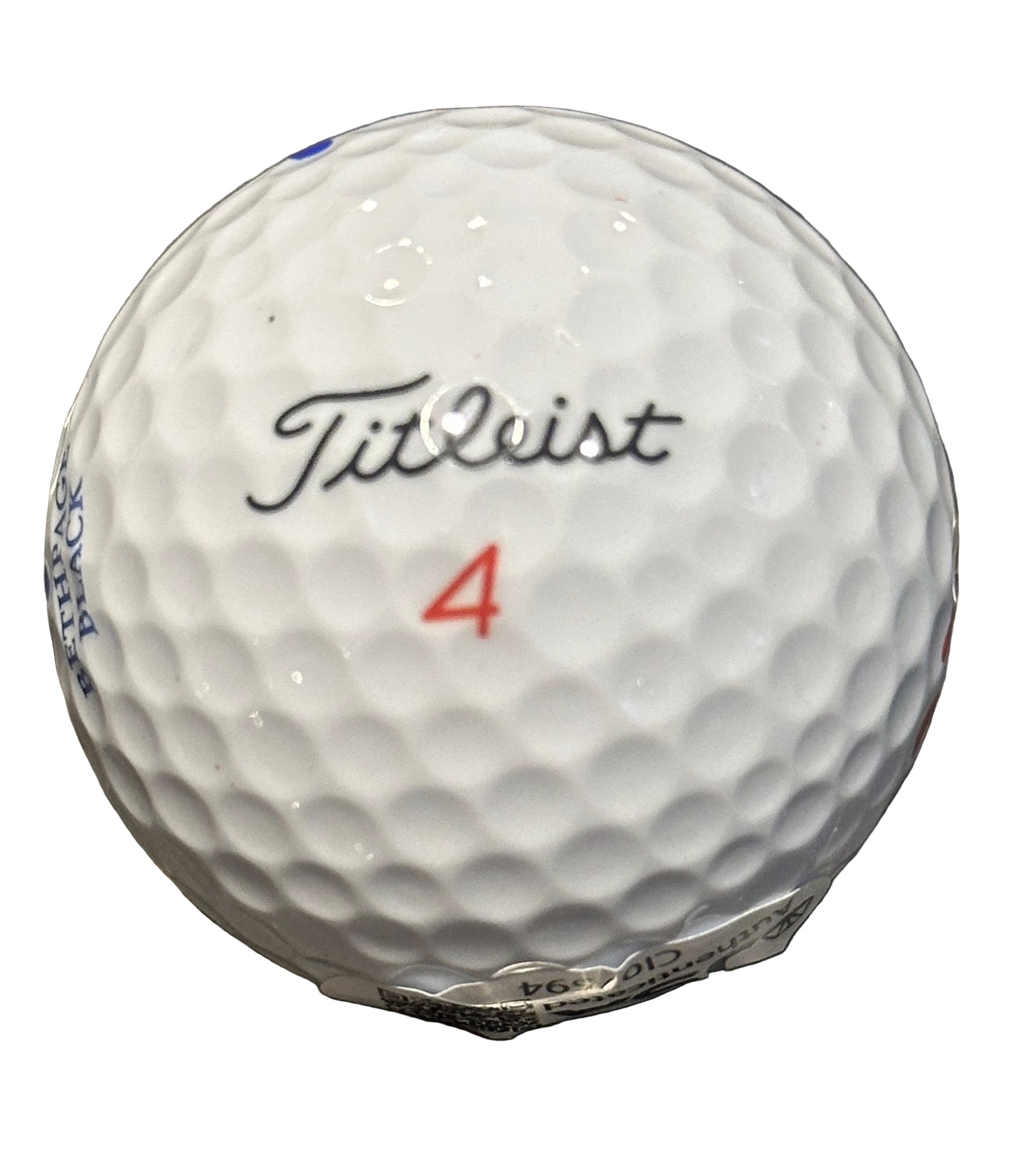 Viktor Hovland Autographed 2025 Ryder Cup Golf Ball JSA COA Team Europe