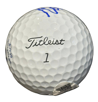 Rasmus Højgaard Autographed 2025 Ryder Cup Golf Ball JSA COA Team Europe