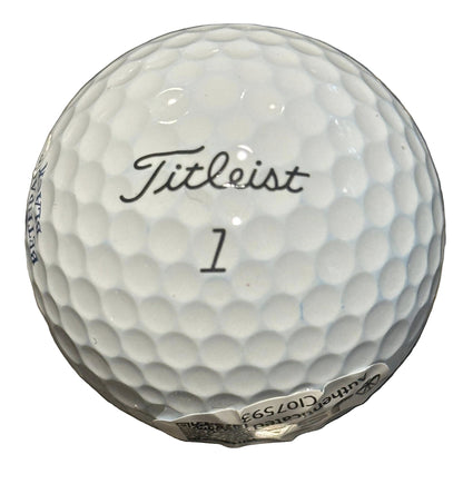 Viktor Hovland Autographed 2025 Ryder Cup Golf Ball JSA COA Team Europe