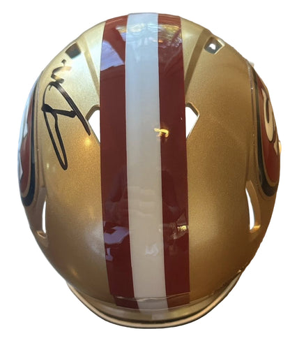 Mac Jones Autographed San Francisco 49ers Mini Helmet