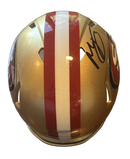 Mac Jones Autographed San Francisco 49ers Mini Helmet