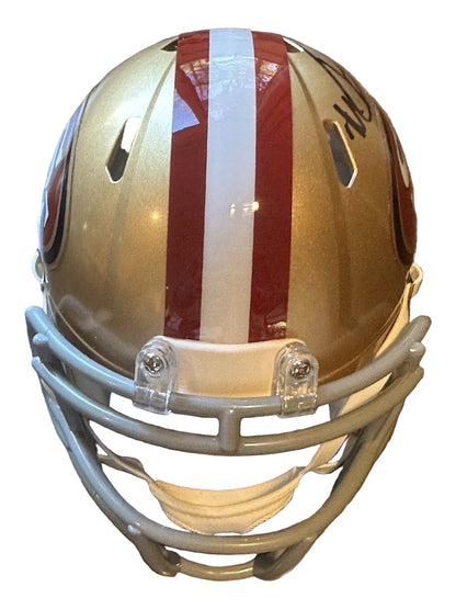 Mac Jones Autographed San Francisco 49ers Mini Helmet