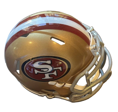 Mac Jones Autographed San Francisco 49ers Mini Helmet