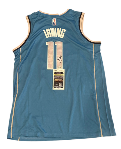Kyrie Irving Autographed Dallas Mavericks Jersey JSA COA