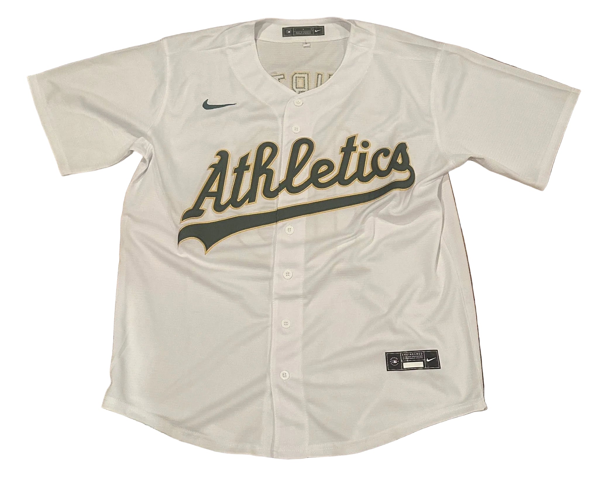 Nick Kurtz Autographed Athletics Jersey "25 AL ROY" Inscription JSA COA