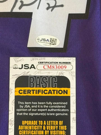 Charles Barkley Signed Autographed Phoenix Suns Jersey JSA COA