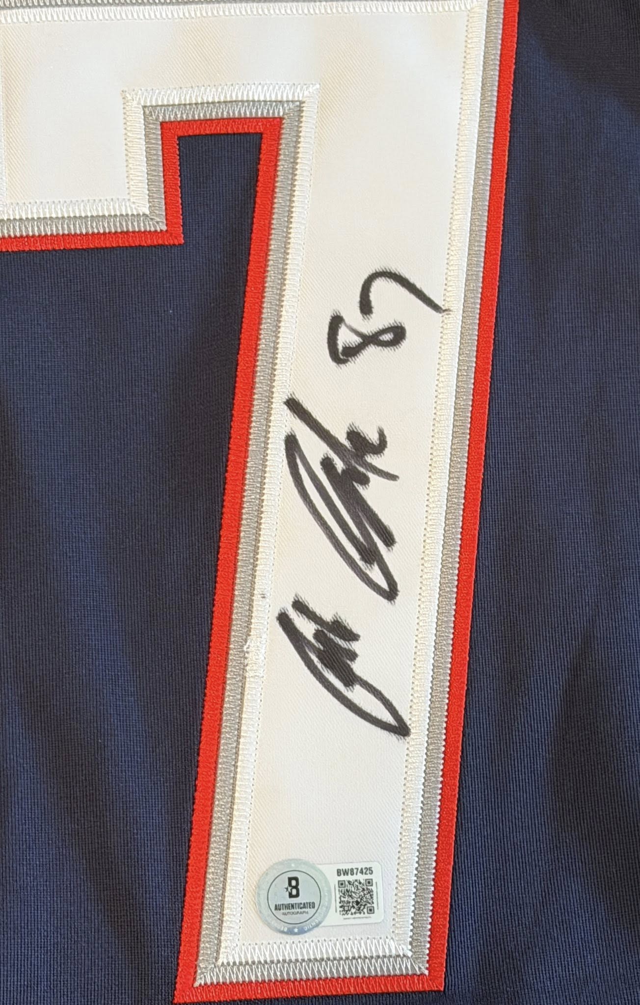 Rob Gronkowski Autographed New England Patriots Jersey BAS