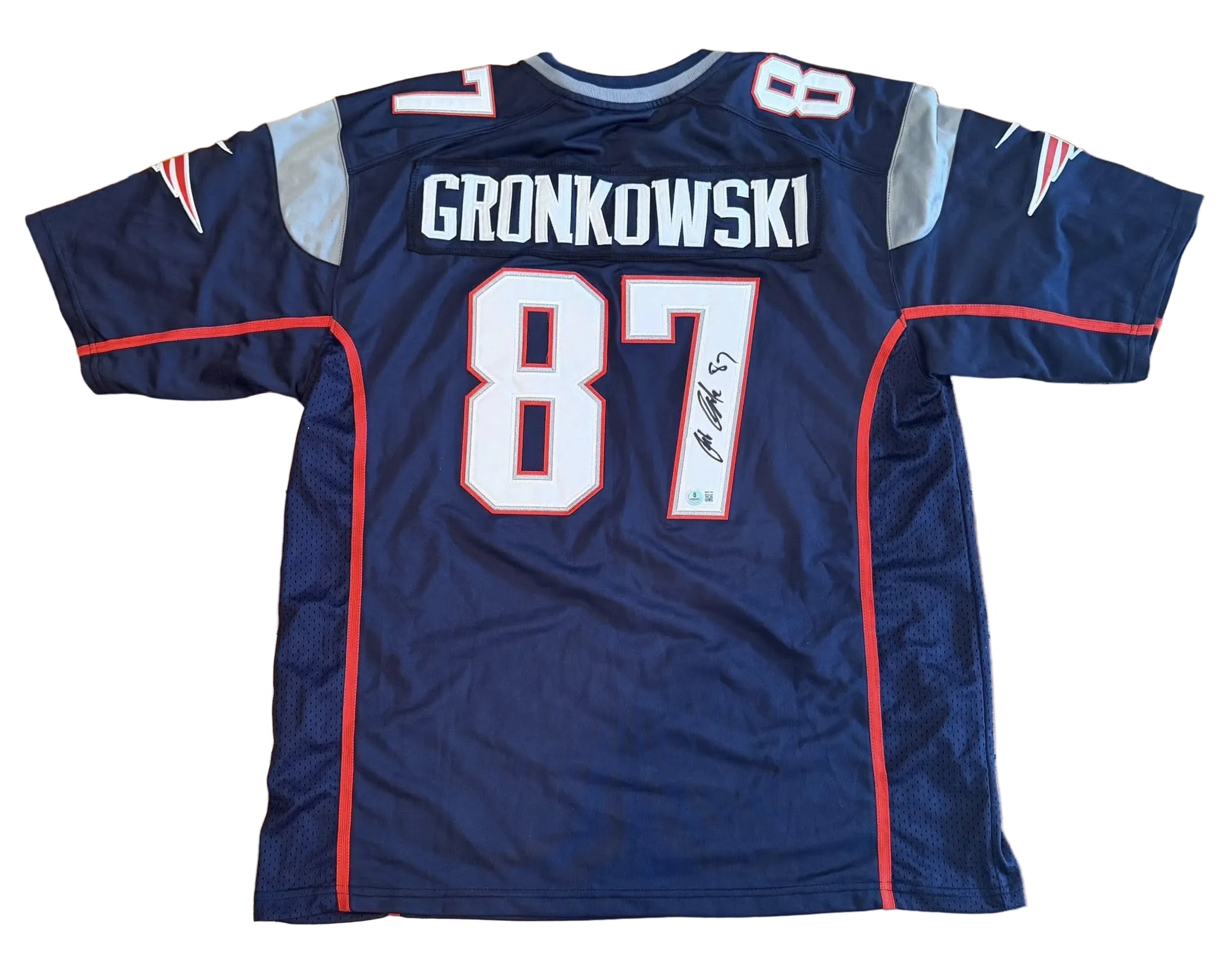Rob Gronkowski Autographed New England Patriots Jersey BAS