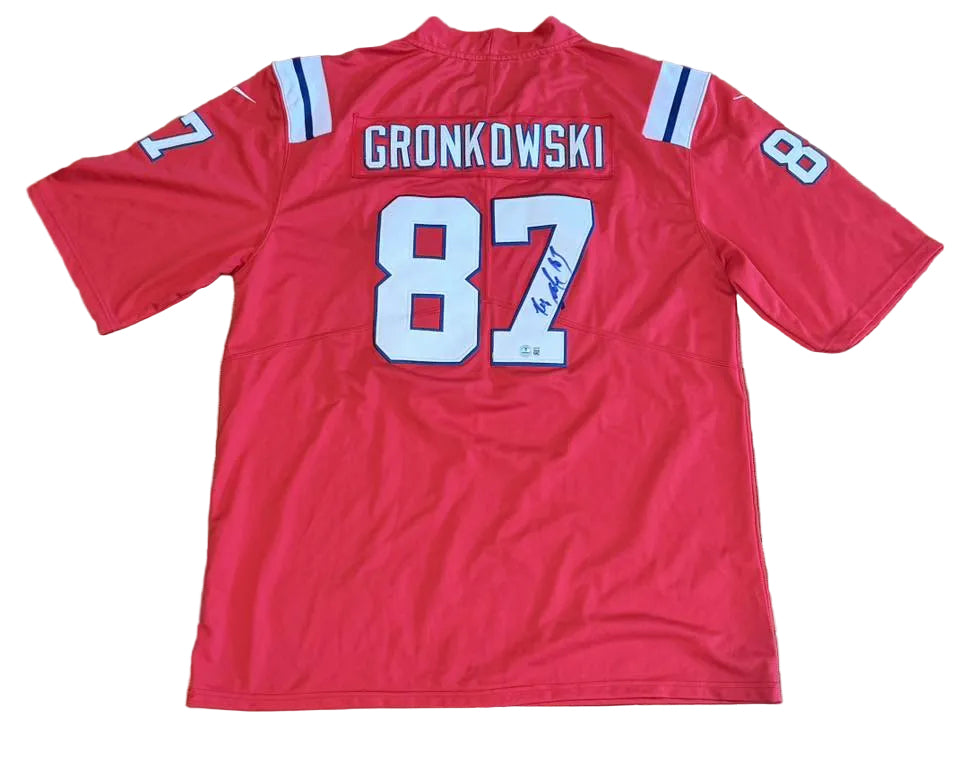Rob Gronkowski Autographed New England Patriots Jersey BAS