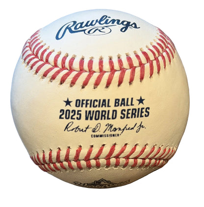 John Schneider Toronto Blue Jays Signed & Inscribed 2025 World Series Ball
