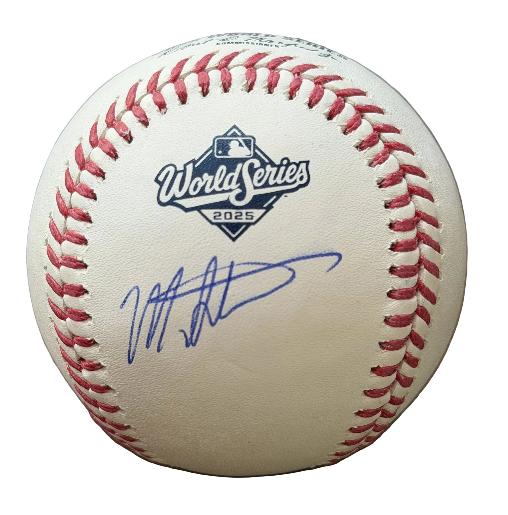 Myles Straw Toronto Blue Jays Autographed 2025 World Series Baseball