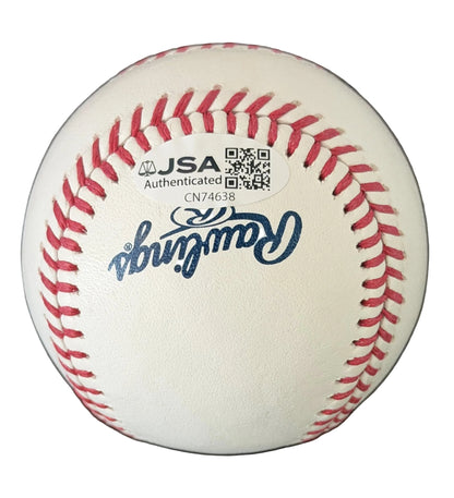 Steve Young Autographed & Inscribed Hall of Fame MLB Baseball JSA COA