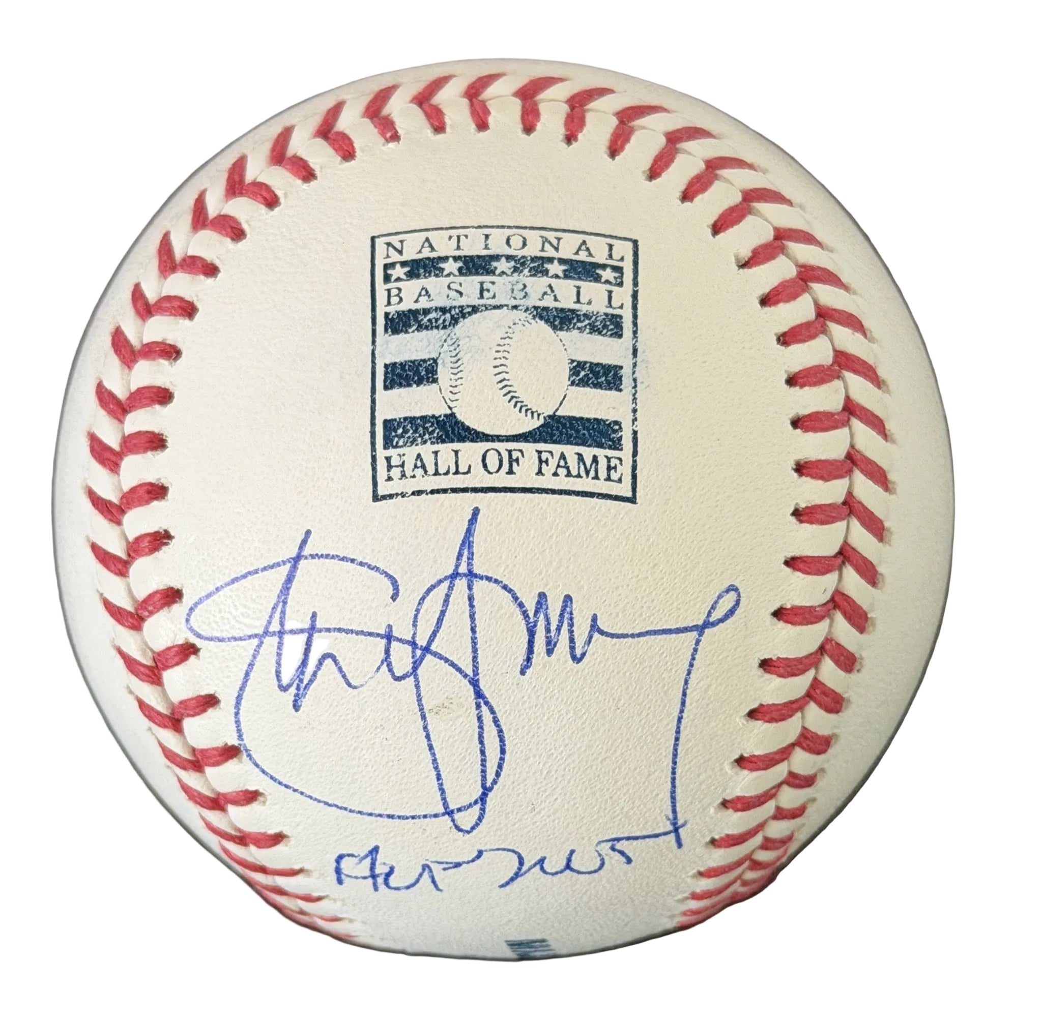 Steve Young Autographed & Inscribed Hall of Fame MLB Baseball JSA COA