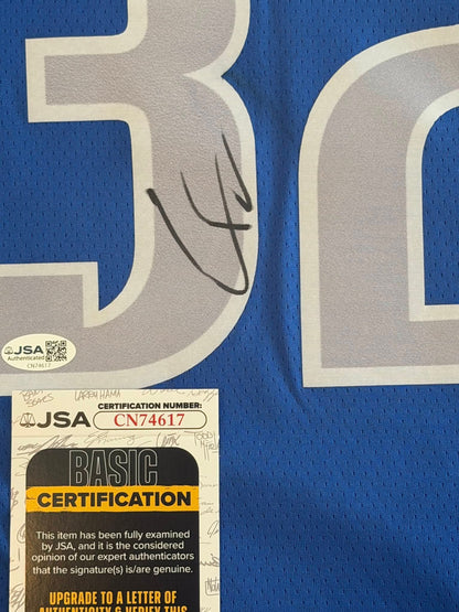 Cooper Flagg Autographed Dallas Mavericks Jersey JSA COA