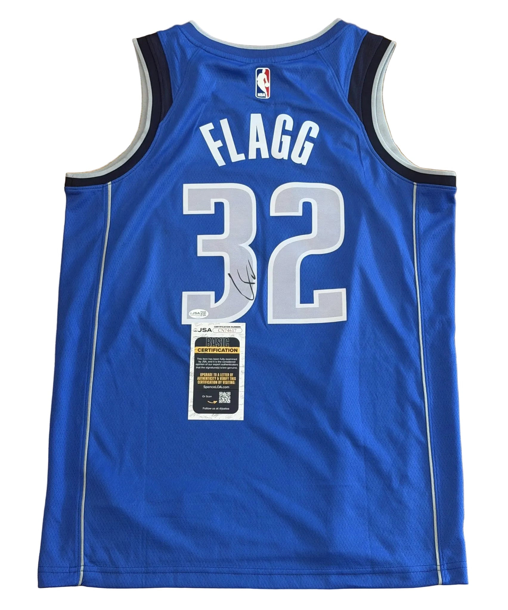 Cooper Flagg Autographed Dallas Mavericks Jersey JSA COA