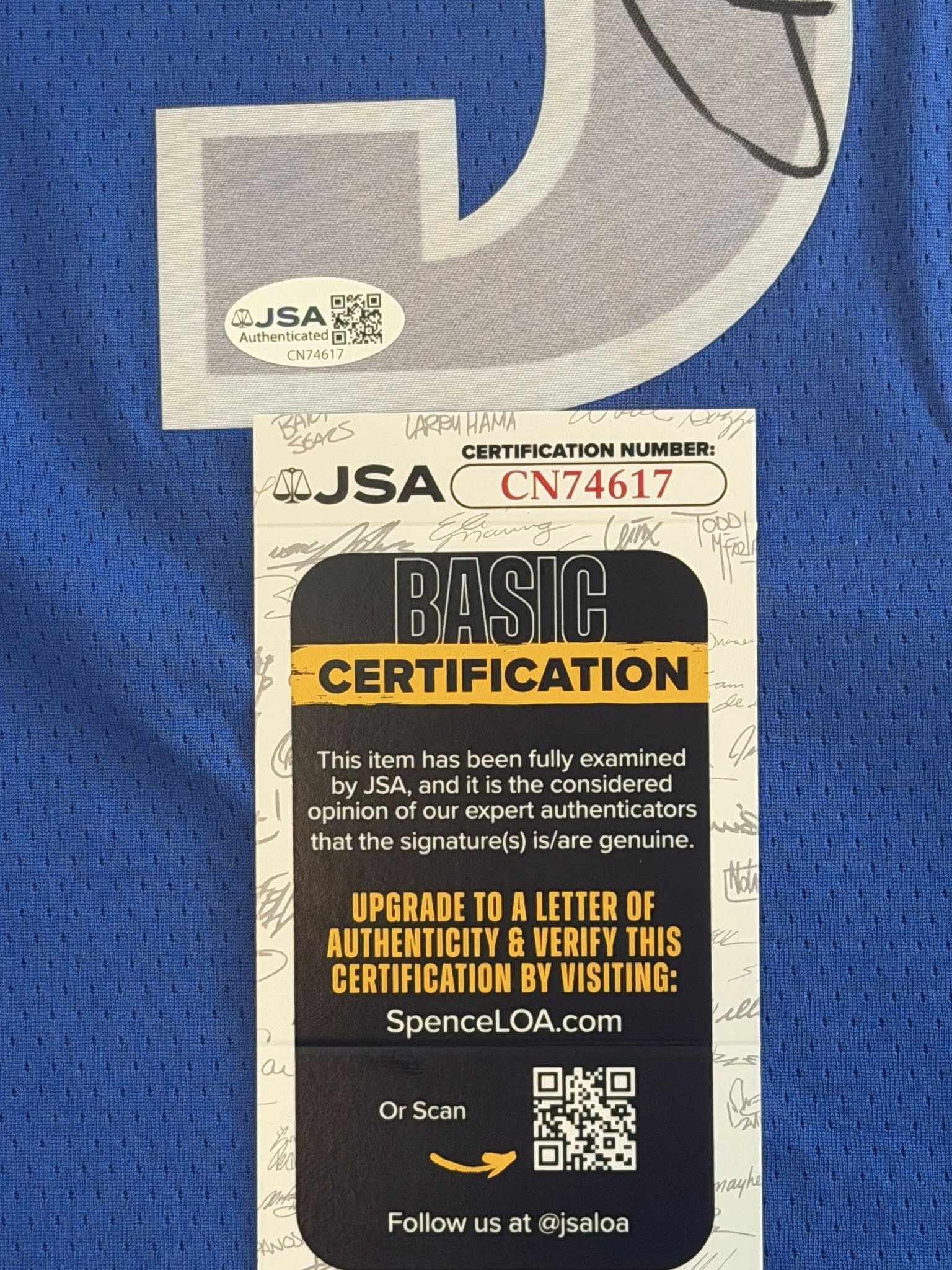 Cooper Flagg Autographed Dallas Mavericks Jersey JSA COA