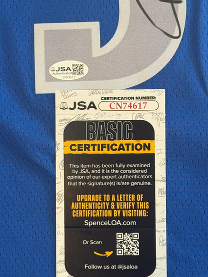 Cooper Flagg Autographed Dallas Mavericks Jersey JSA COA