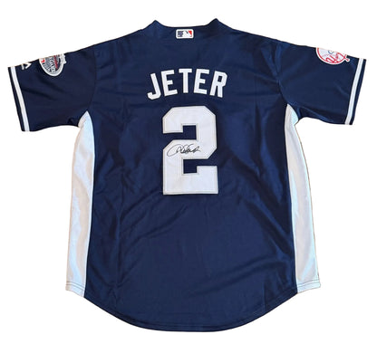 Derek Jeter Autographed 2008 MLB All Star Jersey JSA LOA New York Yankees