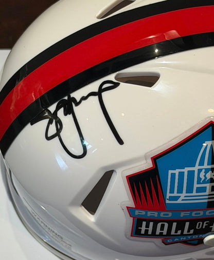 Steve Young Autographed Hall of Fame Mini Helmet JSA COA